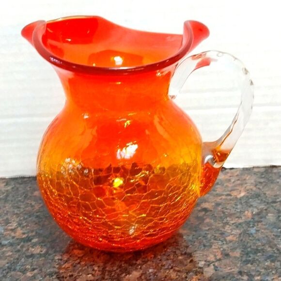 Vintage Blenko Amberina Pitcher - Picture 1 of 7